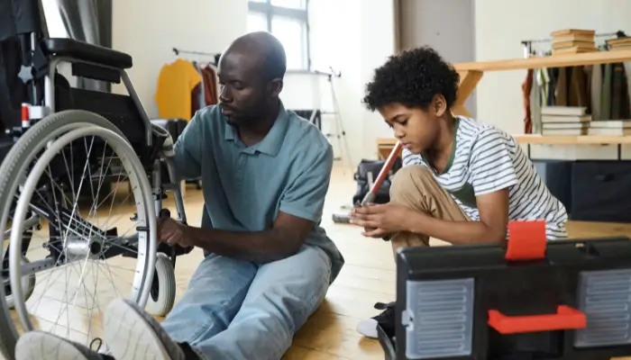 Manutenção cadeira de rodas - Ortomenin